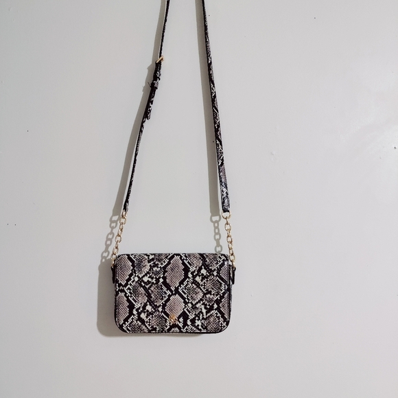 Ralph Lauren snake print crossbody bag - Picture 1 of 8